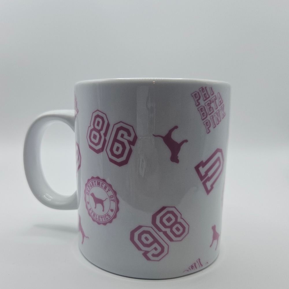 Victoria's Secret PINK Phi Beta Coffee‎ Mug Cup Drinkware AOP